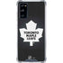 NHL Toronto Maple Leafs Black Background Galaxy S20 FE Clear Case