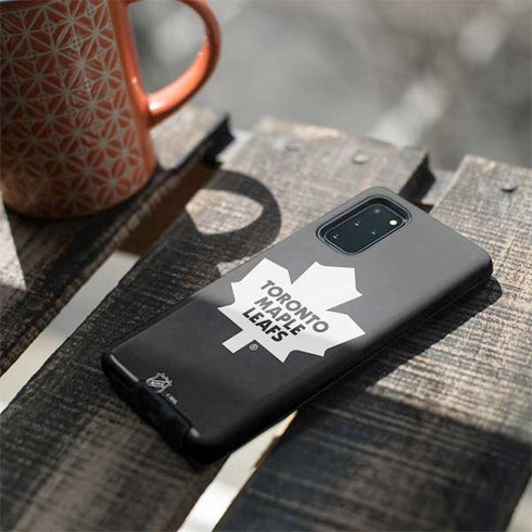 NHL Toronto Maple Leafs Black Background Galaxy S20 Plus Pro Case