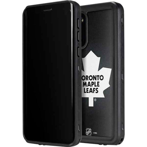 NHL Toronto Maple Leafs Black Background Galaxy S20 Plus Waterproof Case