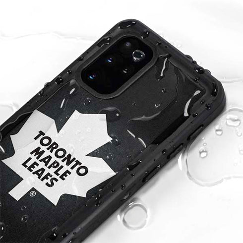 NHL Toronto Maple Leafs Black Background Galaxy S20 Plus Waterproof Case