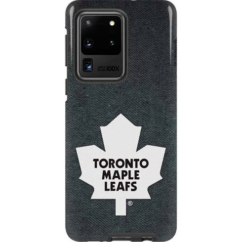 NHL Toronto Maple Leafs Black Background Galaxy S20 Ultra 5G Pro Case