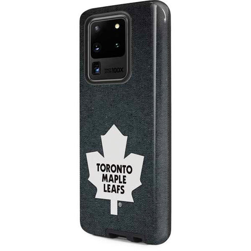 NHL Toronto Maple Leafs Black Background Galaxy S20 Ultra 5G Pro Case
