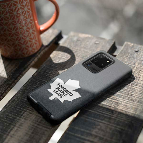 NHL Toronto Maple Leafs Black Background Galaxy S20 Ultra 5G Pro Case