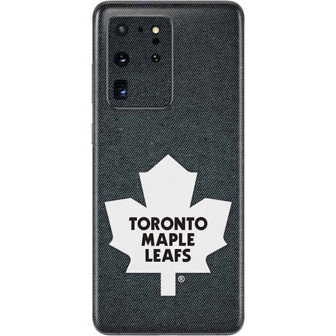 NHL Toronto Maple Leafs Black Background Galaxy S20 Ultra 5G Skin