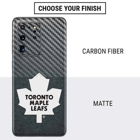 NHL Toronto Maple Leafs Black Background Galaxy S20 Ultra 5G Skin