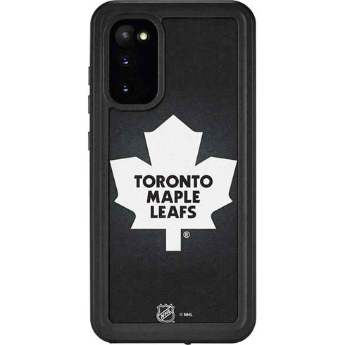 NHL Toronto Maple Leafs Black Background Galaxy S20 Waterproof Case