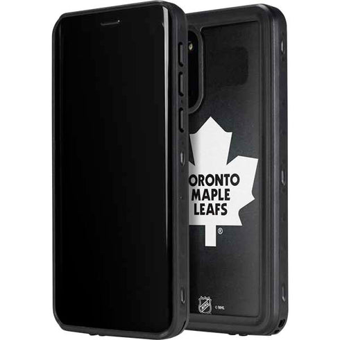 NHL Toronto Maple Leafs Black Background Galaxy S20 Waterproof Case
