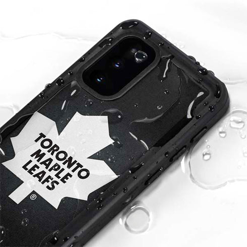 NHL Toronto Maple Leafs Black Background Galaxy S20 Waterproof Case