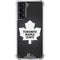 NHL Toronto Maple Leafs Black Background Galaxy S21 5G Clear Case