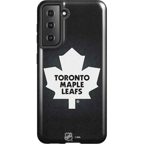 NHL Toronto Maple Leafs Black Background Galaxy S21 5G Pro Case