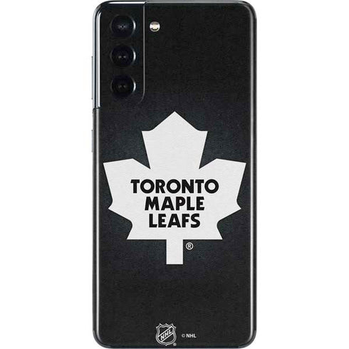 NHL Toronto Maple Leafs Black Background Galaxy S21 5G Skin