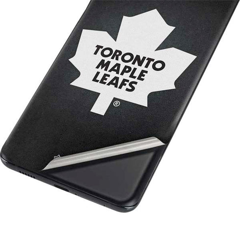 NHL Toronto Maple Leafs Black Background Galaxy S21 5G Skin