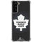 NHL Toronto Maple Leafs Black Background Galaxy S21 FE Clear Case