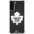 NHL Toronto Maple Leafs Black Background Galaxy S21 FE Clear Case