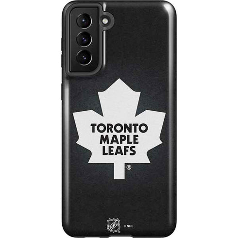NHL Toronto Maple Leafs Black Background Galaxy S21 Plus 5G Pro Case