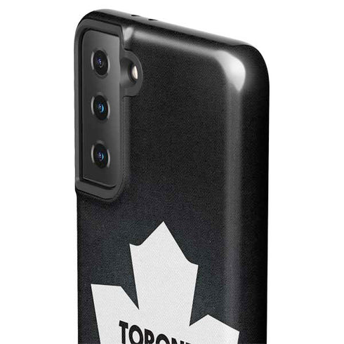 NHL Toronto Maple Leafs Black Background Galaxy S21 Plus 5G Pro Case