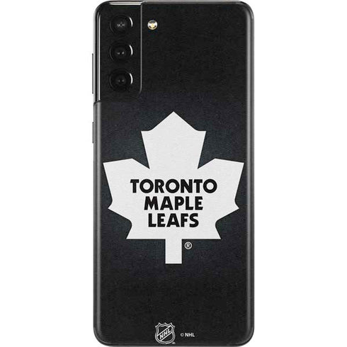 NHL Toronto Maple Leafs Black Background Galaxy S21 Plus 5G Skin