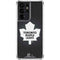 NHL Toronto Maple Leafs Black Background Galaxy S21 Ultra 5G Clear Case