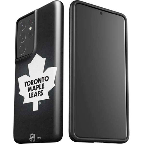 NHL Toronto Maple Leafs Black Background Galaxy S21 Ultra 5G Pro Case