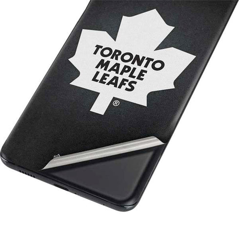 NHL Toronto Maple Leafs Black Background Galaxy S21 Ultra 5G Skin