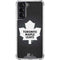 NHL Toronto Maple Leafs Black Background Galaxy S22 Clear Case