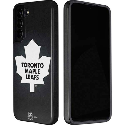 NHL Toronto Maple Leafs Black Background Galaxy S22 Plus Pro Case
