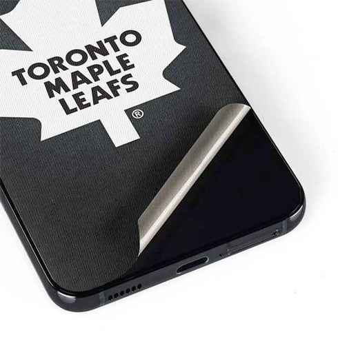 NHL Toronto Maple Leafs Black Background Galaxy S22 Plus Skin