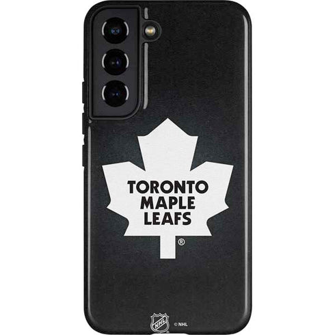 NHL Toronto Maple Leafs Black Background Galaxy S22 Pro Case