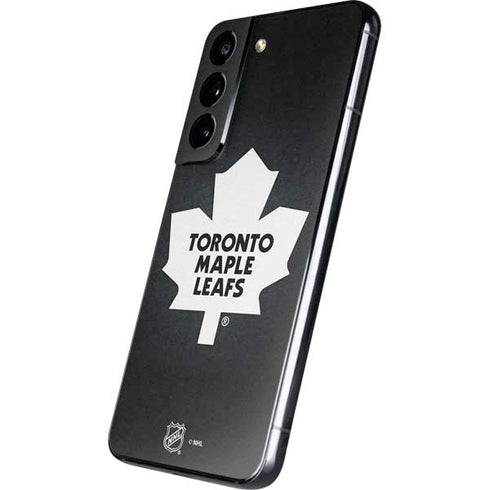 NHL Toronto Maple Leafs Black Background Galaxy S22 Skin