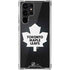 NHL Toronto Maple Leafs Black Background Galaxy S22 Ultra Clear Case