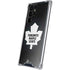 NHL Toronto Maple Leafs Black Background Galaxy S22 Ultra Clear Case