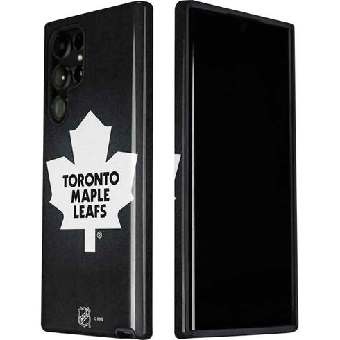 NHL Toronto Maple Leafs Black Background Galaxy S22 Ultra Pro Case