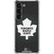 NHL Toronto Maple Leafs Black Background Galaxy S23 Clear Case