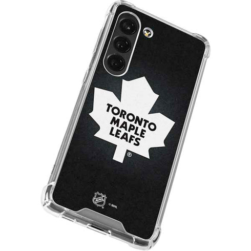 NHL Toronto Maple Leafs Black Background Galaxy S23 Clear Case
