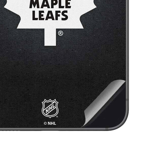 NHL Toronto Maple Leafs Black Background Galaxy S23 FE Skin