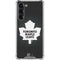 NHL Toronto Maple Leafs Black Background Galaxy S23 Plus Clear Case