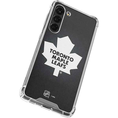 NHL Toronto Maple Leafs Black Background Galaxy S23 Plus Clear Case