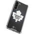 NHL Toronto Maple Leafs Black Background Galaxy S23 Plus Clear Case