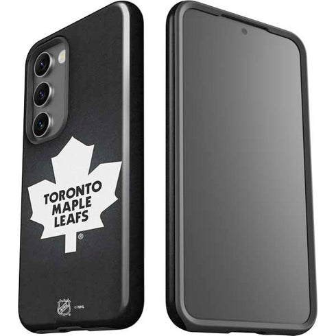 NHL Toronto Maple Leafs Black Background Galaxy S23 Plus Pro Case
