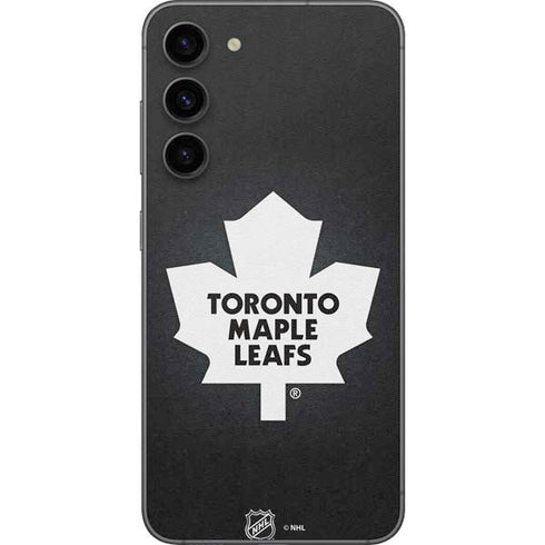 NHL Toronto Maple Leafs Black Background Galaxy S23 Plus Skin