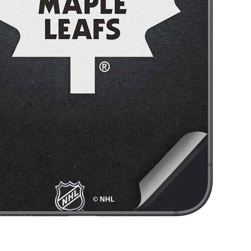 NHL Toronto Maple Leafs Black Background Galaxy S23 Plus Skin