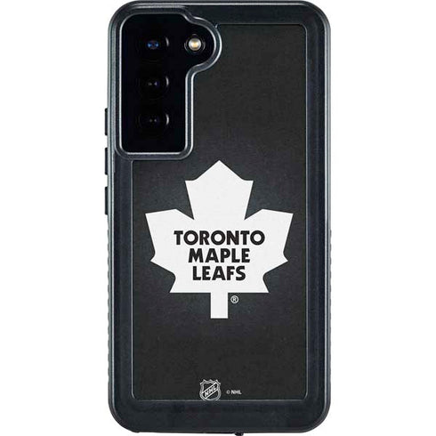 NHL Toronto Maple Leafs Black Background Galaxy S23 Plus Waterproof Case