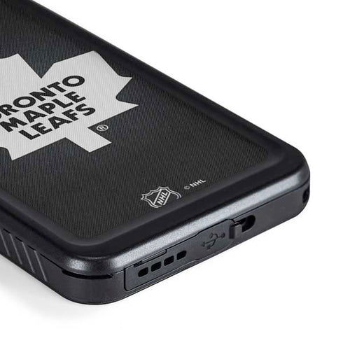 NHL Toronto Maple Leafs Black Background Galaxy S23 Plus Waterproof Case