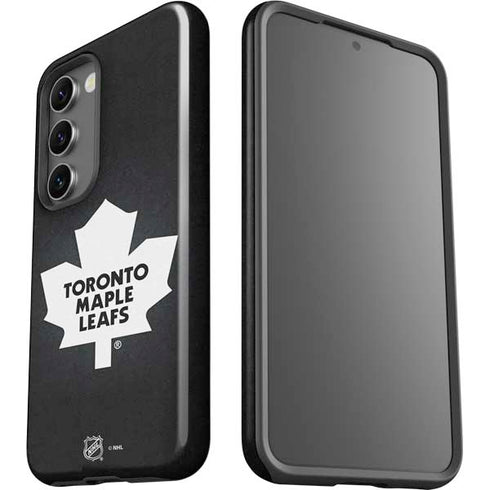 NHL Toronto Maple Leafs Black Background Galaxy S23 Pro Case