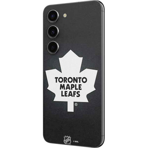 NHL Toronto Maple Leafs Black Background Galaxy S23 Skin
