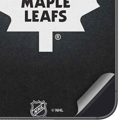 NHL Toronto Maple Leafs Black Background Galaxy S23 Skin