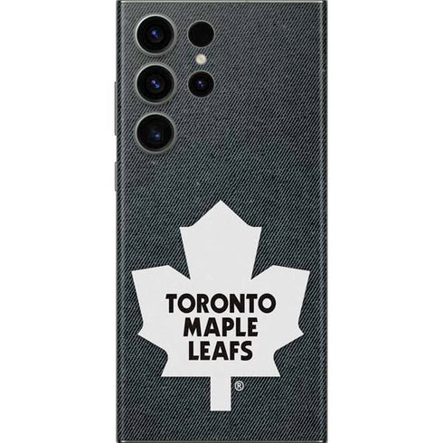 NHL Toronto Maple Leafs Black Background Galaxy S23 Ultra Skin