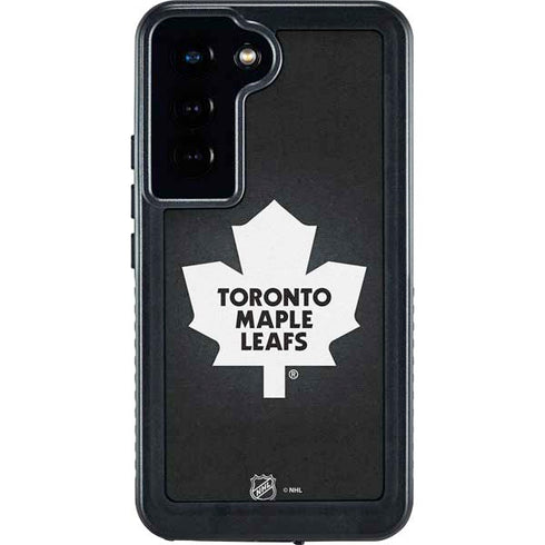 NHL Toronto Maple Leafs Black Background Galaxy S23 Waterproof Case