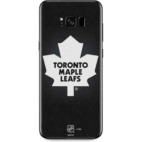 NHL Toronto Maple Leafs Black Background Galaxy S8 Plus Skin