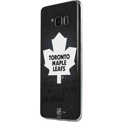 NHL Toronto Maple Leafs Black Background Galaxy S8 Plus Skin